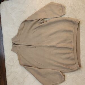 Aerie Long Ribbed half zip sweatshirt